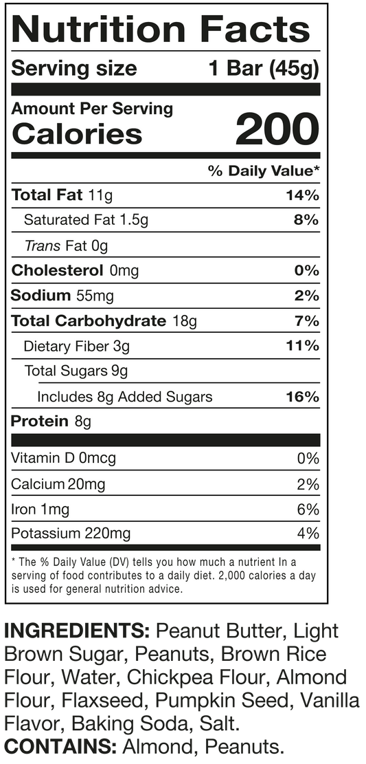 Miyu Soft Baked Bar - Peanut Butter 9 Pack