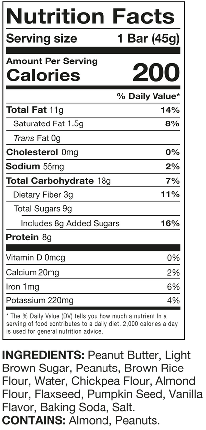 Miyu Soft Baked Bar - Peanut Butter 9 Pack