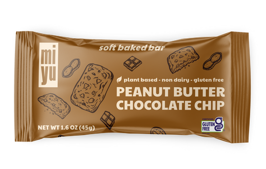 Miyu Soft Baked Bar - Peanut Butter Chocolate Chip 9 Pack