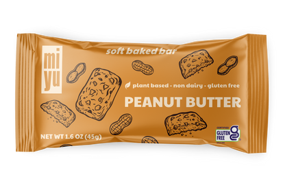 Miyu Soft Baked Bar - Peanut Butter 9 Pack