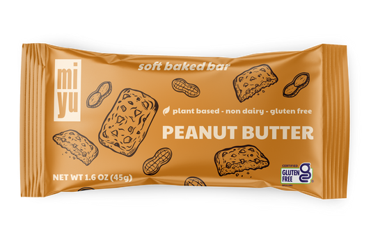 Miyu Soft Baked Bar - Peanut Butter 9 Pack