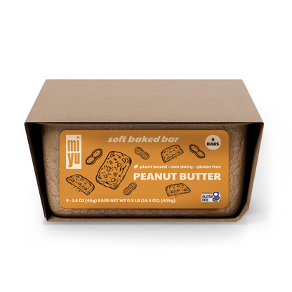 Miyu Soft Baked Bar - Peanut Butter 9 Pack